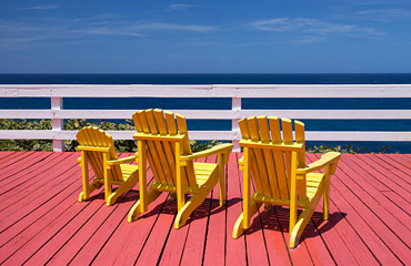 Redwood Decking in Castaic