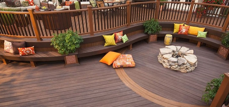 Gray TREX Decking in Castaic, CA