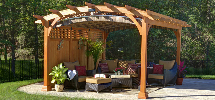 Modern Wood Pergola Installation in Castaic, CA